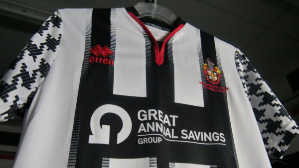 Spennymoor Town's home shirt for 2022/23
