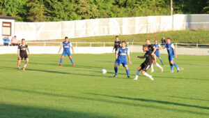 Spennymoor Town in action against Thornaby at Teesdale Park
