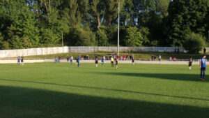 Spennymoor Town in action against Thornaby at Teesdale Park