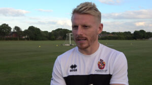 Spennymoor Town midfielder Jamie Chandler