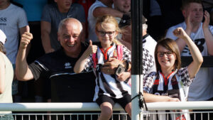 Spennymoor Town fans at The Brewery Field