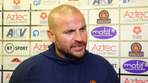 Spennymoor Town boss Bernard Morley