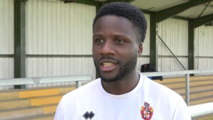 Spennymoor Town star Jude Oyibo
