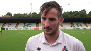 Spennymoor Town defender Joe Tait