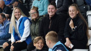 Spennymoor Town supporters at The Brewery Field
