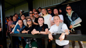 Spennymoor Town fans at The Brewery Field