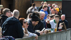 Farsley Celtic fans at The Citadel