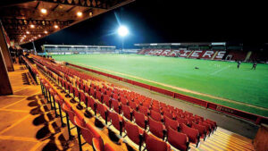 Kidderminster Harriers play at Aggborough
