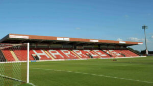 Kidderminster Harriers play at Aggborough