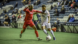 Spennymoor Town defender John Lufudu