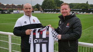 Gavin Cogdon hands kit over for 2022/23