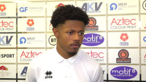 Spennymoor Town goalkeeper Gio Bellagambii