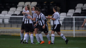 Spennymoor Town Ladies celebrate a goal