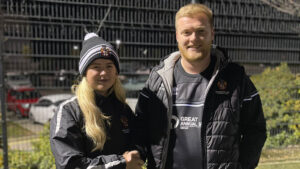 Amber Hopps and Billy Shackleton