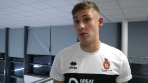 Spennymoor Town defender Reece Kendall