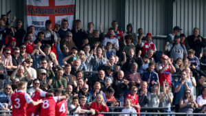 Scarborough Athletic fans at The Flamingo Land Stadium