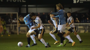 Action from Spennymoor Town's game against Southport