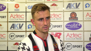 Spennymoor Town striker Glen Taylor