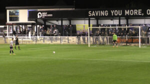 Spennymoor Town v Emley penalty shootout