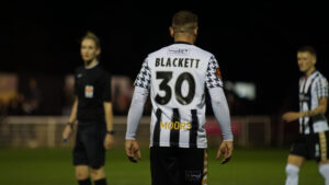 Spennymoor Town striker Paul Blackett
