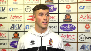 Spennymoor Town midfielder Dylan Boyle