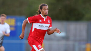 Isiah Cornet in action for Middlesbrough
