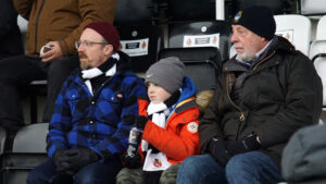 Spennymoor Town fans at The Brewery Field