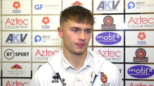 Spennymoor Town goalkeeper Harry Flatters