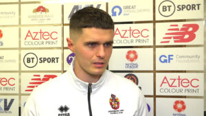 Spennymoor Town midfielder Elliot Forbes
