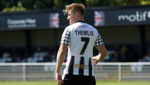 Jordan Thewlis in action for Spennymoor Town
