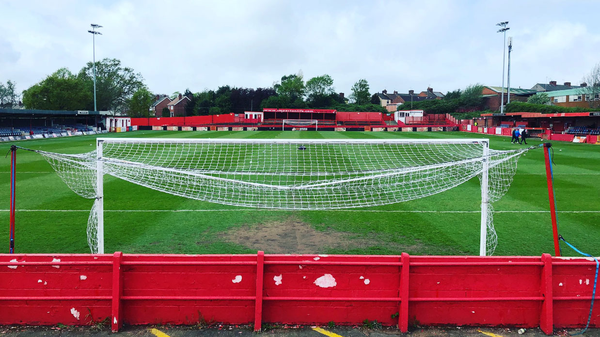 Alfreton Town play at The Impact Arena