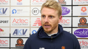 Spennymoor Town Assistant Manager Jamie Chandler