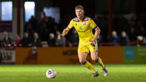 Elliott Whitehouse in action for Scunthorpe United