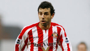 Julio Arca in action for Sunderland