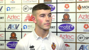 Spennymoor Town midfielder Dylan Boyle