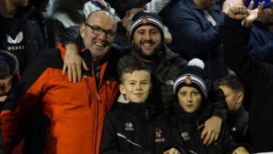 Spennymoor Town fans at The Brewery Field