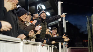 Spennymoor Town fans at The Brewery Field