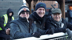 Spennymoor Town fans at The Brewery Field