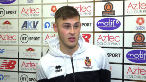 Spennymoor Town defender Reece Kendall