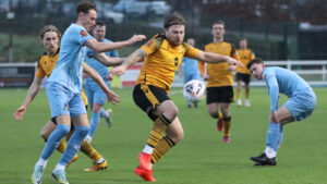 Jordan Preston in action for Bradford (Park Avenue)