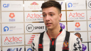 Spennymoor Town defender Ryan Wombwell