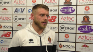 Spennymoor Town striker Paul Blackett