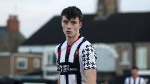 Corey McKeown in action for Spennymoor Town