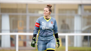 Spennymoor Town Ladies player Alex Saunders
