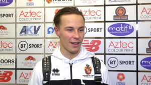 Spennymoor Town midfielder Connor Shanks
