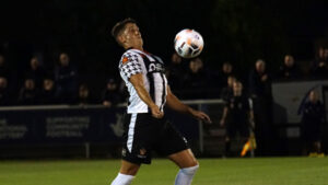 Joe Wheatley in action for Spennymoor Town
