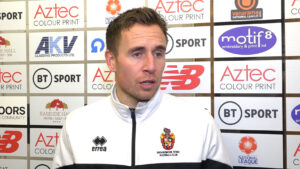 Spennymoor Town midfielder Mark Anderson