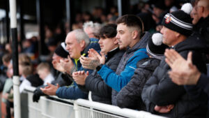 Spennymoor Town fans at The Brewery Field