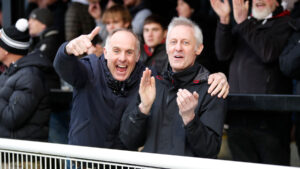 Spennymoor Town fans at The Brewery Field