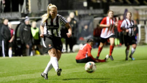 Spennymoor Town Ladies midfielder Drew Seymour